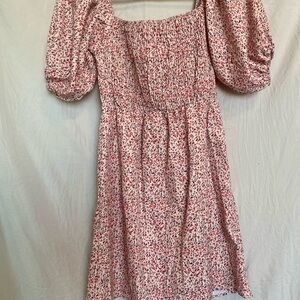 Floral Puff Sleeve Dress